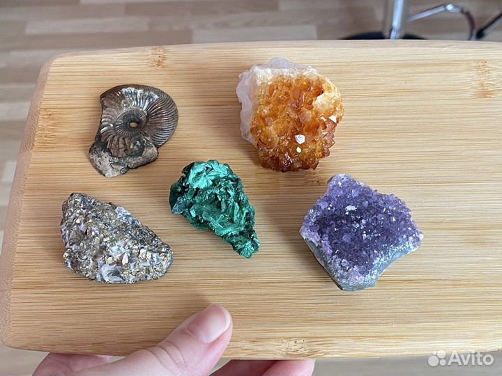 Камни и минералы набор коллекция подарок