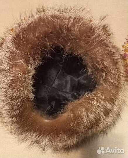 Шапка зимняя меховая женская из песца