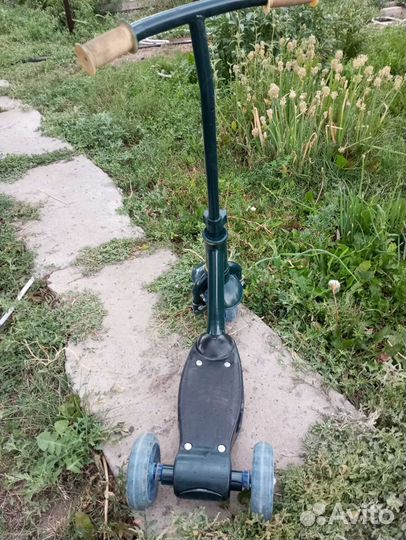 Самокат детский трехколесный бу