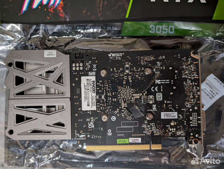 RTX 3050 8Gb 128 bit Inno3d Twin X2 GeForce Nvidia