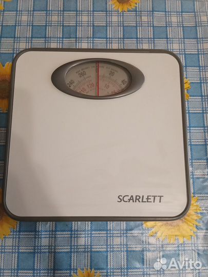 Весы напольные механические scarlett