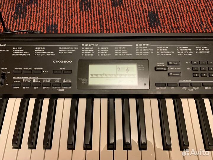 Синтезатор casio ctk 3500