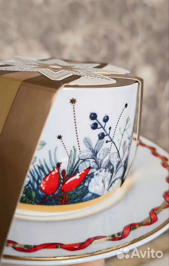 Императорский фарфоровый завод Чашка с блюдцем