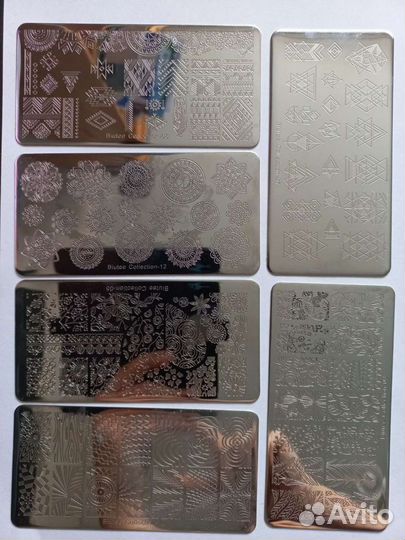 Пластины для стемпинга набор