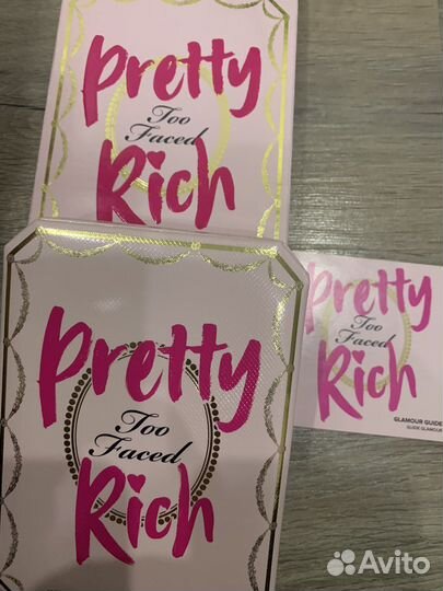 Тени для век Pretty Rich too faced