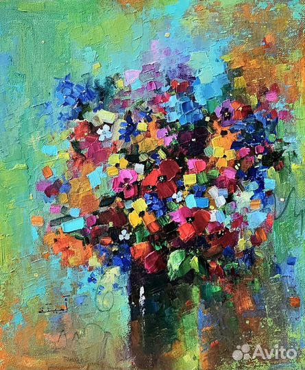 Картина маслом интерьерная