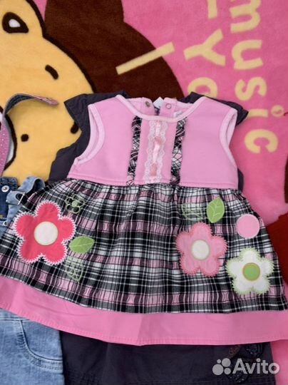 Вещи на девочку 6-9 месяцев