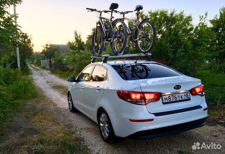 Багажник на крышу Kia Rio 3 sedan аэро модельный