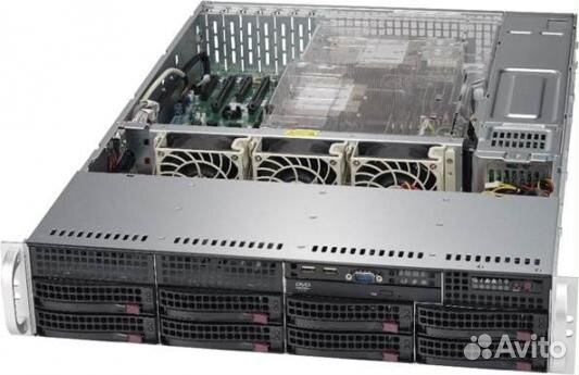 Шасси сервера 2U Supermicro SuperChassis SC825-7