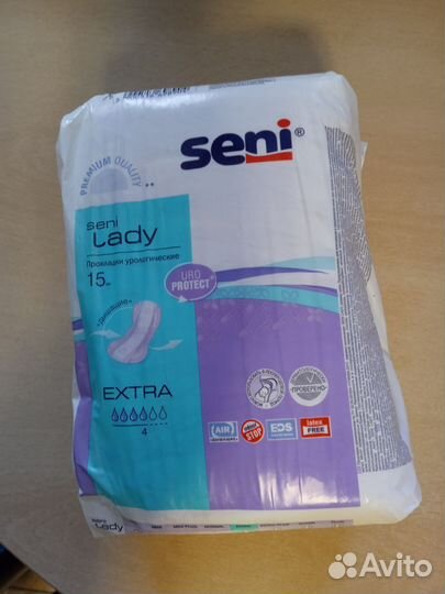 Урологические прокладки новые женские Seni