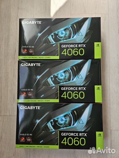 Видеокарта gigabyte nvidia RTX 4060 eagle OC