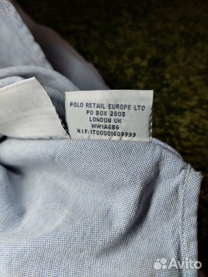Рубашка Polo ralph lauren big pony оригинал