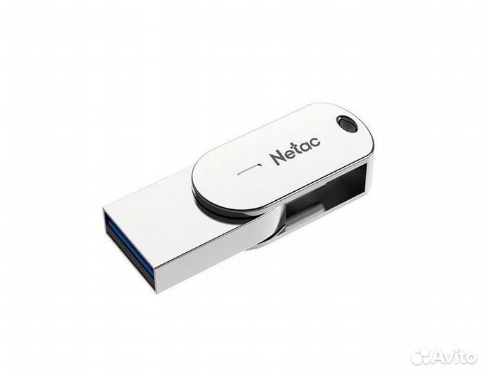 Флешка Netac 64GB USB3.0+TypeC