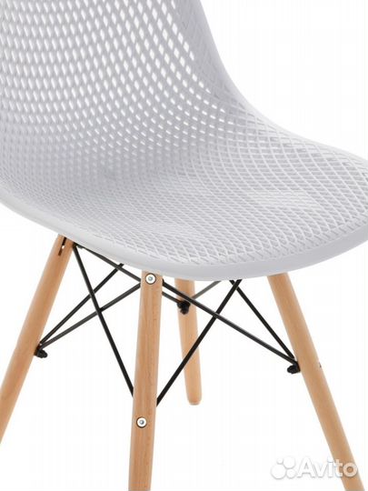 Стул ажурный в стиле eames DSW, белый, 3 шт NEW