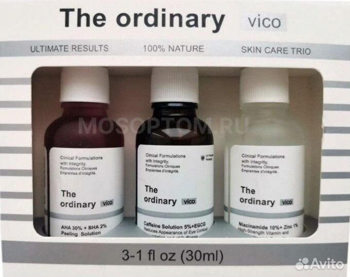 Набор сывороток для лица Vico The Ordinary 3в1