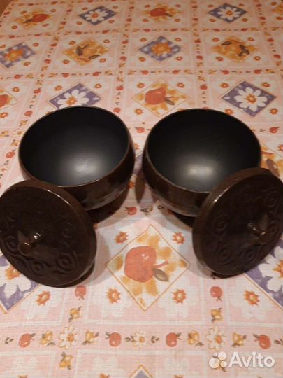 Горшочек металлический с антипригарным покрытием