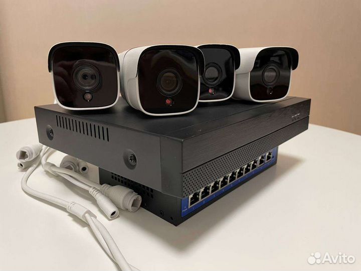 Комплект IP видеонаблюдения 5Мп