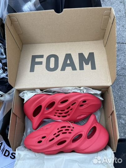 Adidas yeezy foam runner vermilion оригинал