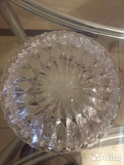 Хрустальная ваза для фруктов