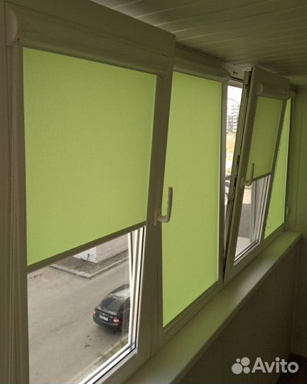 Рулонные кассетные шторы жалюзи модель Париж