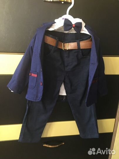 Костюм на торжество в идеальном состоянии
