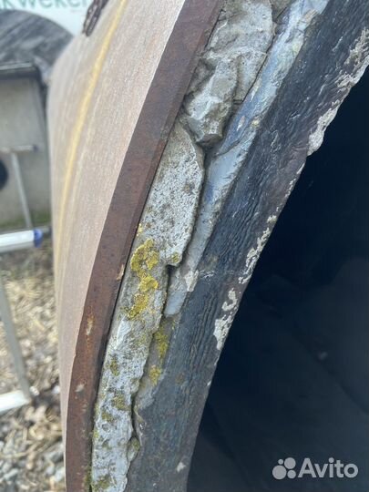 Емкость-труба металлическая стальная