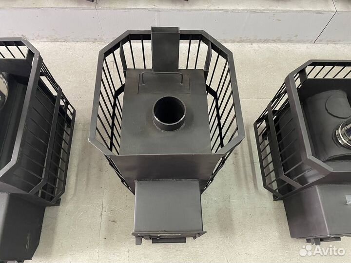 Толстая печь для бани