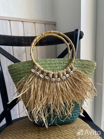 Сумка соломенная