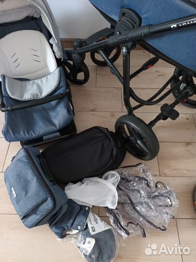 Коляска 2 в 1 adamex reggio