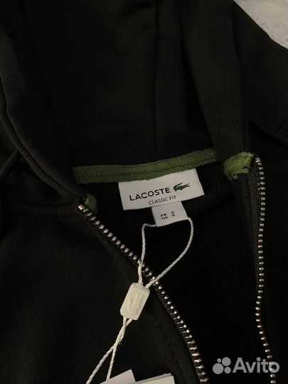 Толстовка Lacoste черная мужская