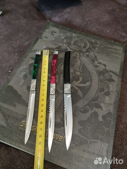 Нож складной ручной работы