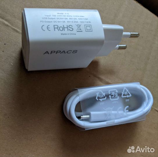 Зарядное устройство Appacs QC 3.0 20W USB / Type-C
