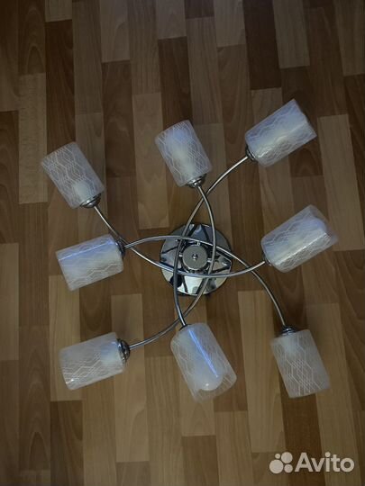 Люстра потолочная подвесная бу