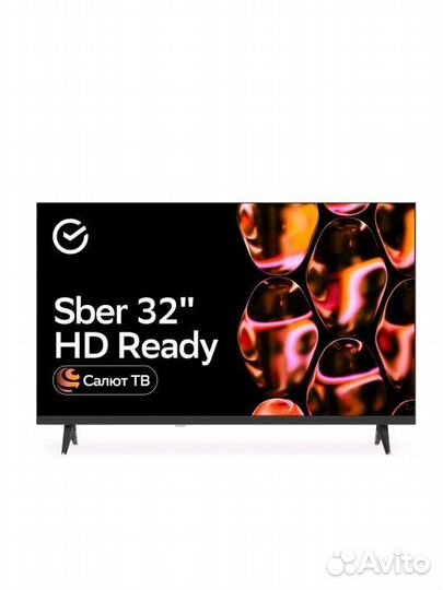 Телевизор Sber sdx 32h2124, 32 81 см hd ram 1.5gb