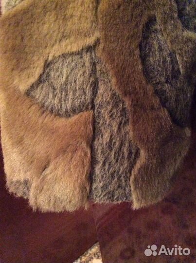 Шуба из искусственного меха, б/у