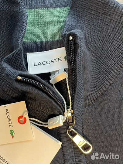 Джемпер на молнии lacoste