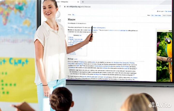 Интерактивная сенсорная монитор 65 дюймов