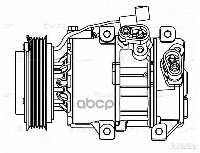 Компрессор кондиц. для а/м KIA Sorento II (09)