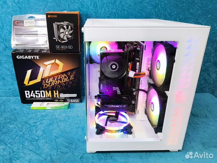 Игровой компьютер RTX 3050 / Ryzen 5 2600 / 32Gb