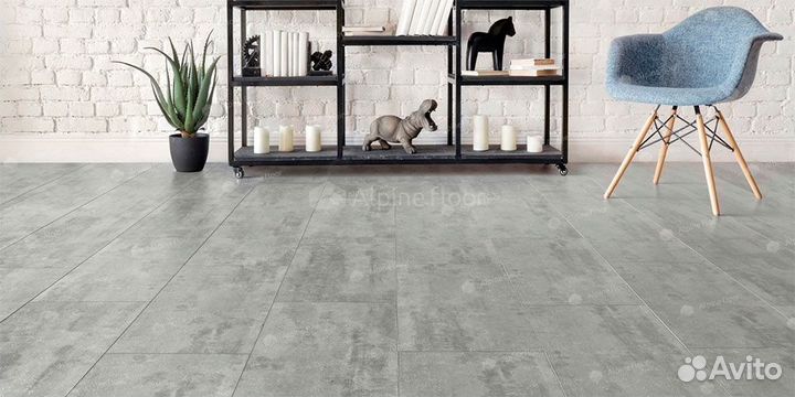 Пвх плитка, кварц виниловый ламинат Alpine Floor L