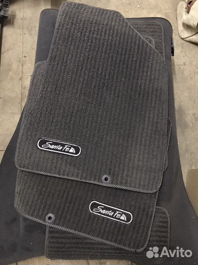 Оригинальные ковры Hyundai SantaFe весь салон