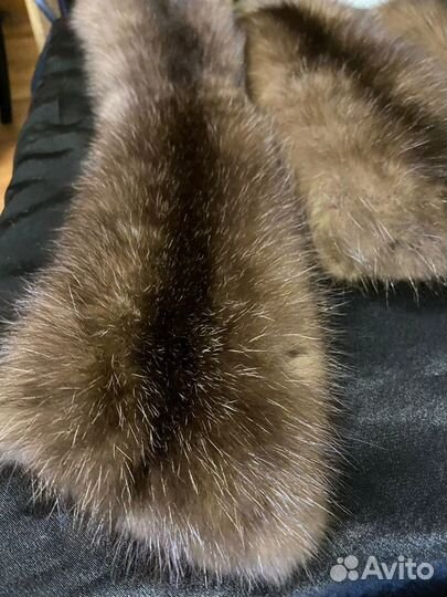 Соболь воротник и манжеты