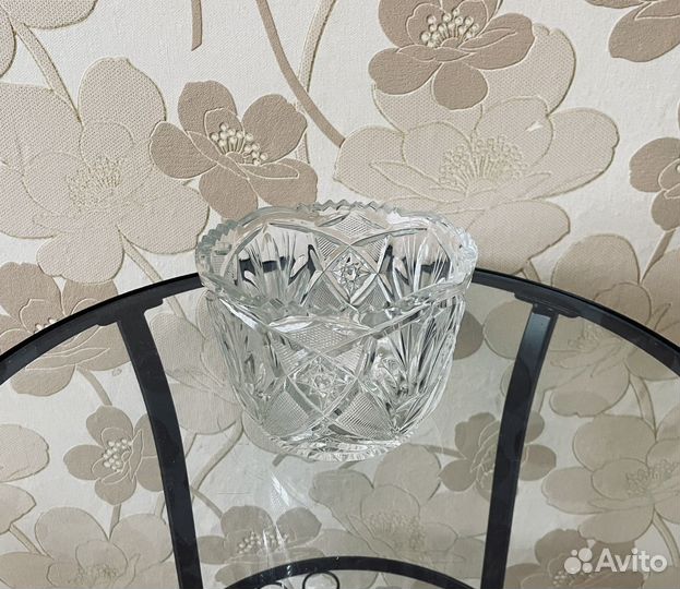 Ваза для конфет из хрусталя