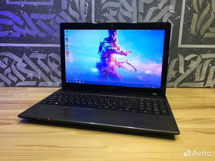 Мощный ноутбук Acer Core-i7/2видеокарты/6gb/SSD