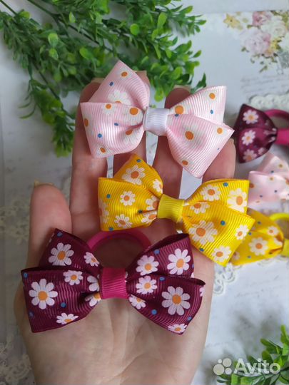 Бантики на резинке