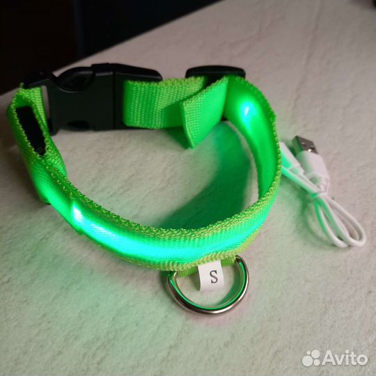 Светящийся ошейник для собак
