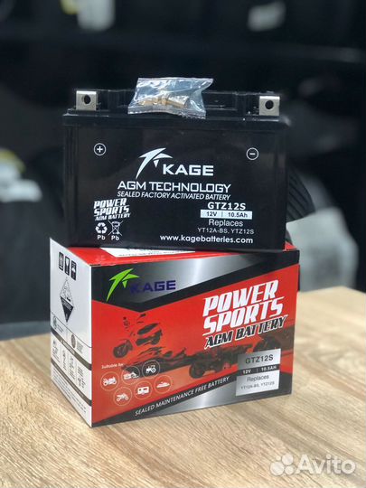 Аккумулятор мото AGM Kage YTZ12