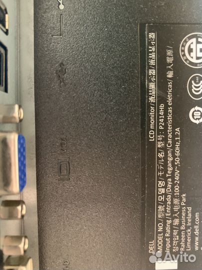 Монитор dell P2414HB дюйма