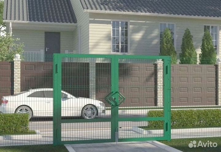 Забор из 3D сетки