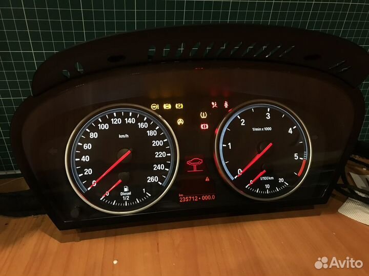 Пересвет приборных панелей BMW